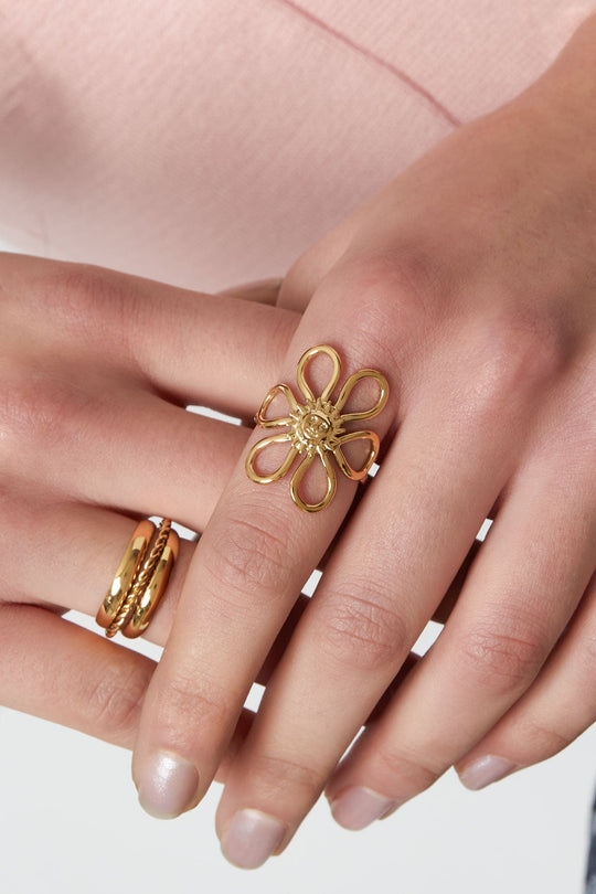 Sunflower Statement Ring