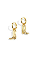 Drop boots earrings