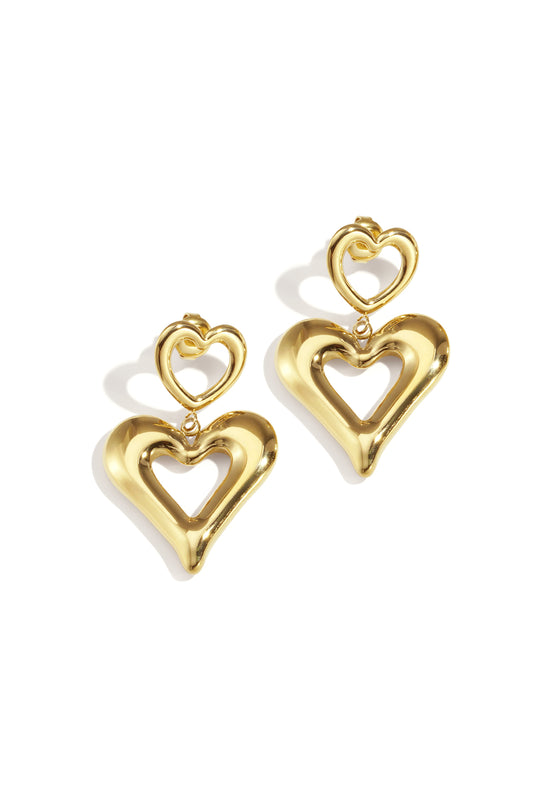 Drop earrings heart - Women's jewelry/Earrings/Drop Earrings