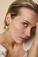 Double heart earrings