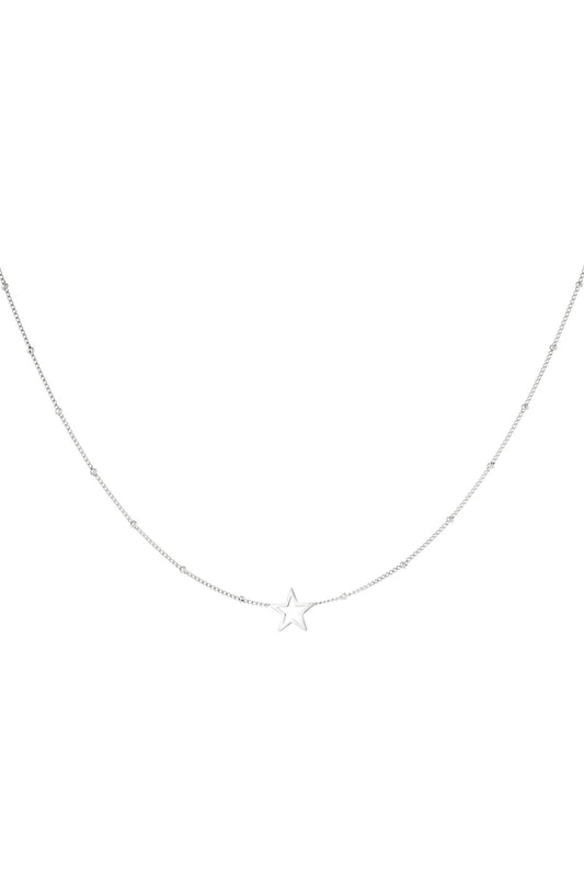 Open star necklace - Women's jewelry/Necklaces/Pendant necklaces
