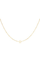 Open star necklace