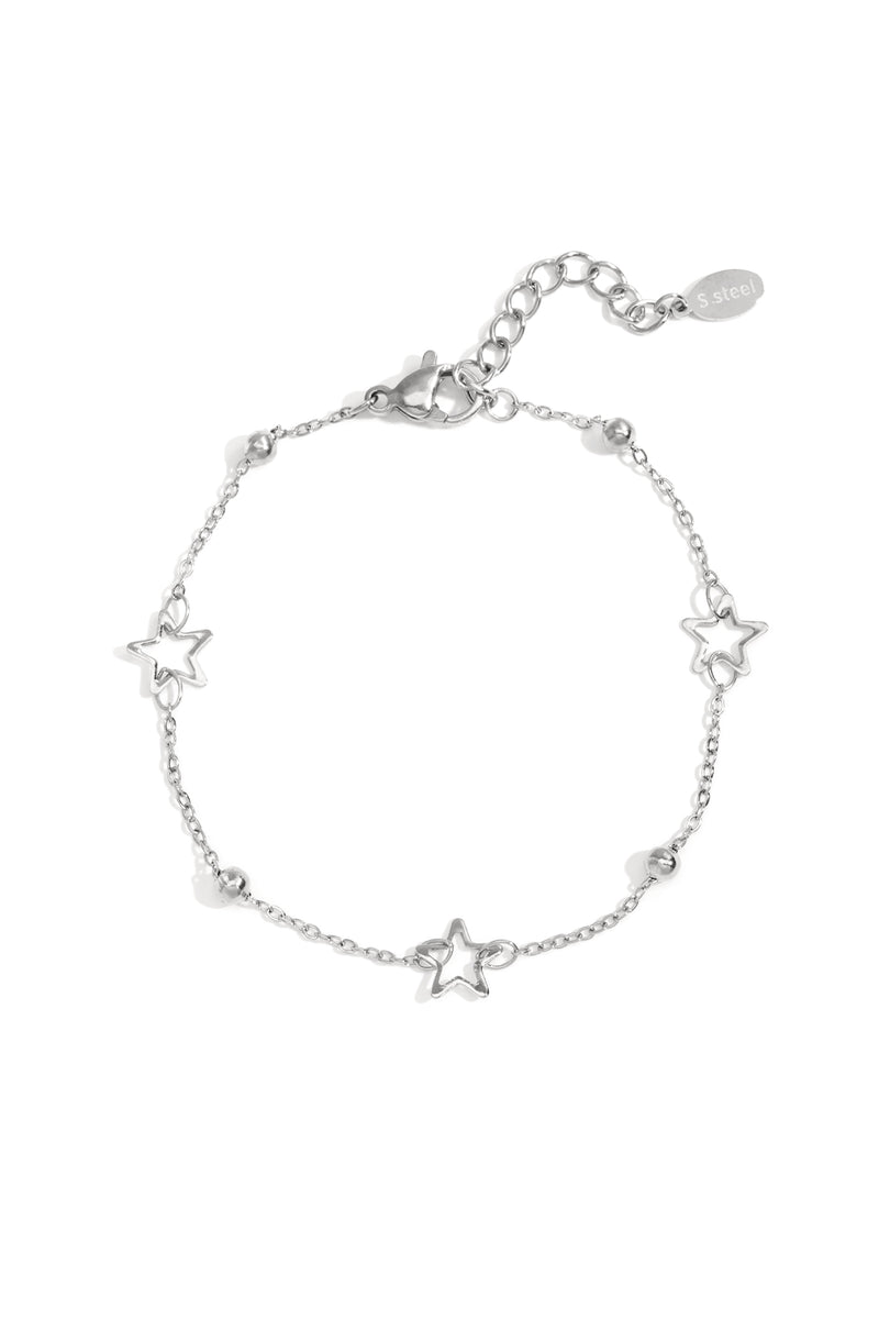 Chain bracelets with stars