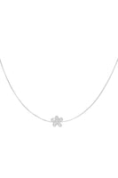 Puffy flower necklace