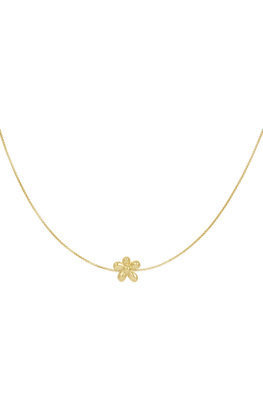 Puffy flower necklace - Women's jewelry/Necklaces/Pendant necklaces