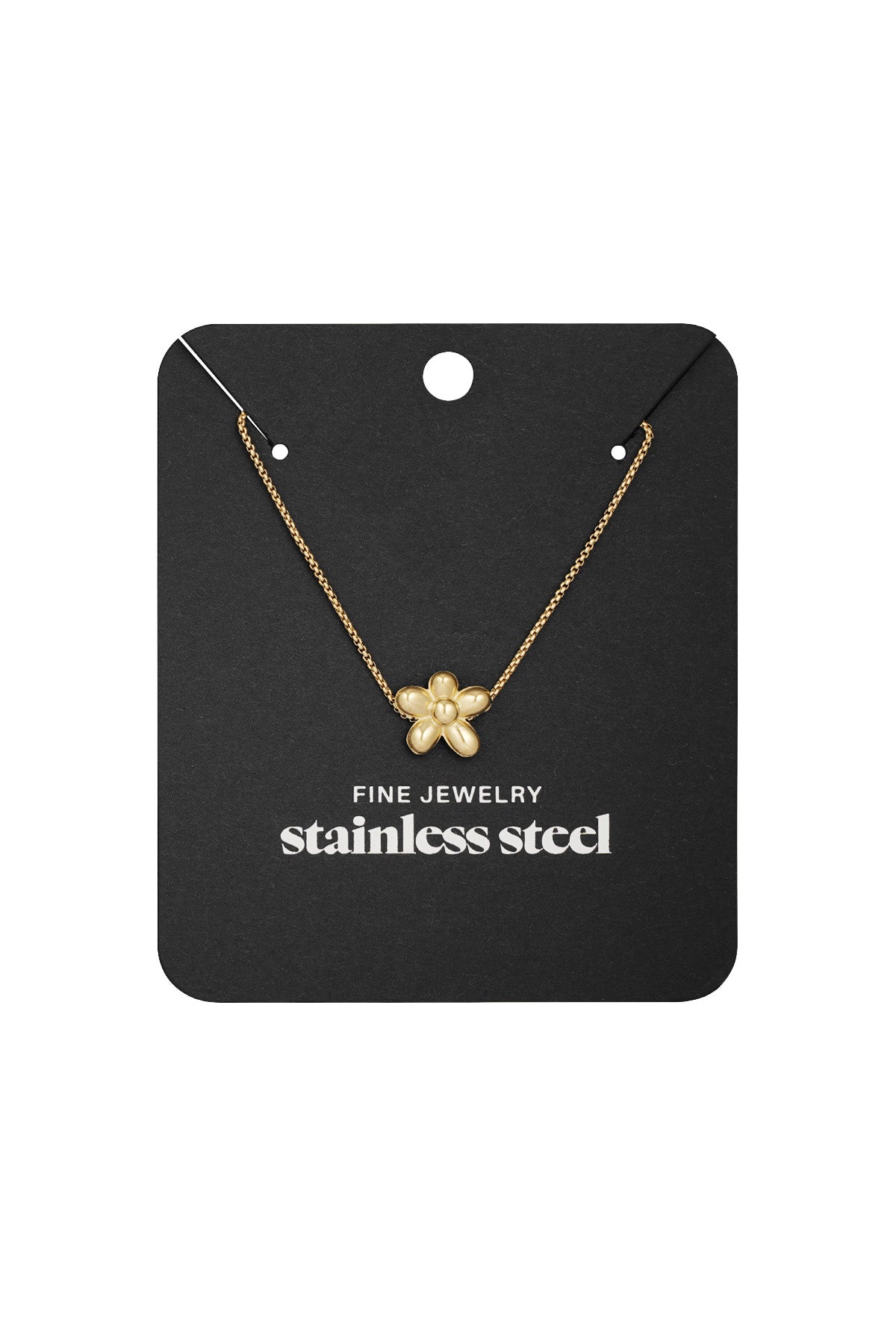 puffy flower necklace