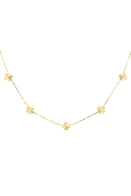 Leafy luck necklace - Women's jewelry/Necklaces/Chain Necklaces