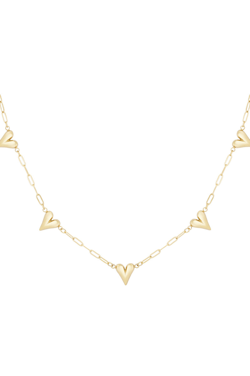 Hearts unfolded necklace