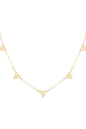 Hearts unfolded necklace