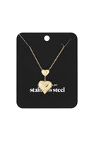 Double heart necklace