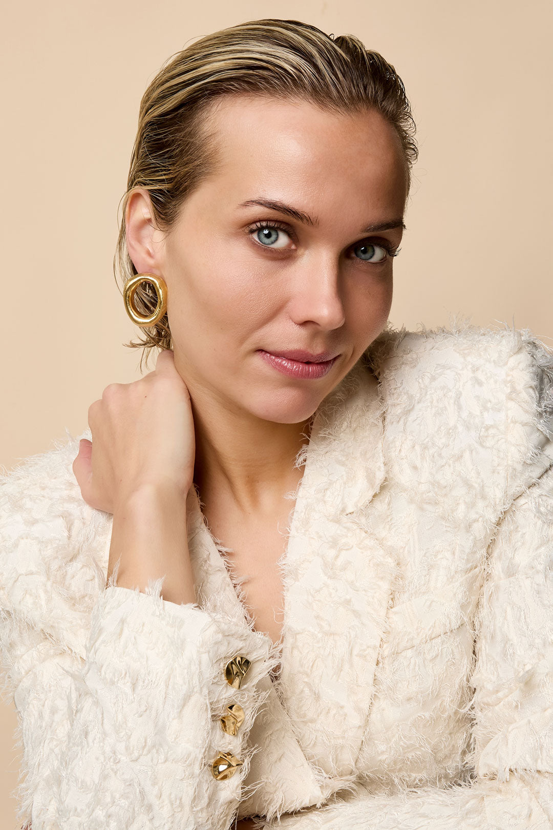 Stud Earrings irregular shape Casual Daily Simple Series Women's jewelry