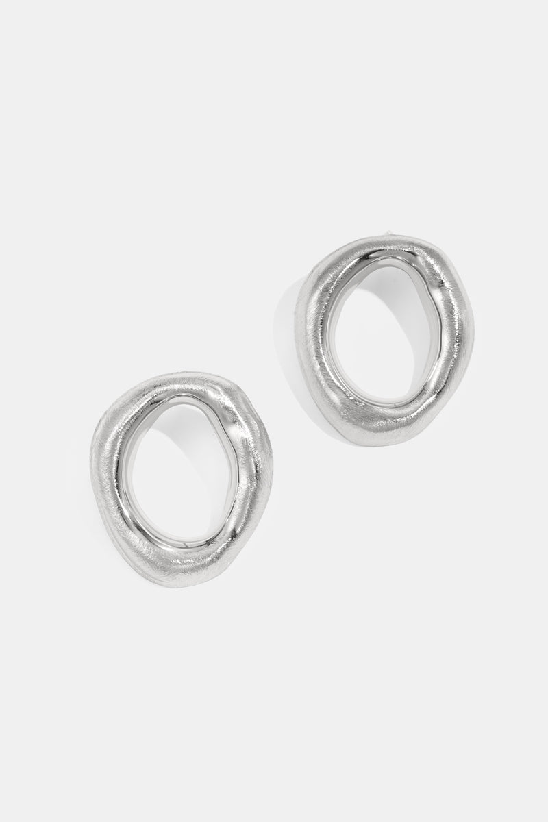 Stud Earrings irregular shape