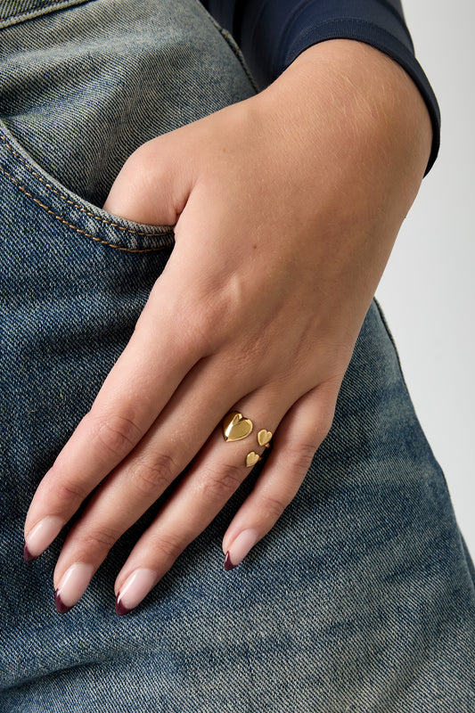 Triple the love ring - Women's jewelry/Rings/Minimalist Rings