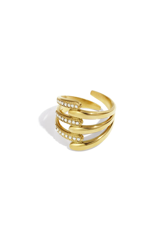 Statement lines Ring - Women's jewelry/Rings/Statement Rings