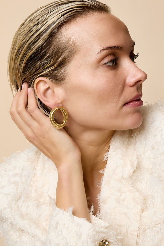 Stud Earrings irregular shape - Women's jewelry/Earrings/Stud Earrings